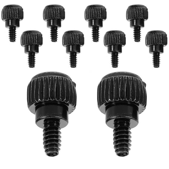 Worgeous 10pcs Laptop Case Thumb Screws Replacement Hand Tightening Panel Locking Tool Knurled Thumb Screws Computer Repair Fixing Accessories