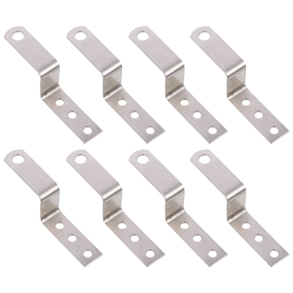 Worgeous 10pcs Picture Hanging Kit Clip Rail Bracket Hanger Lock with 30pcs Screws
