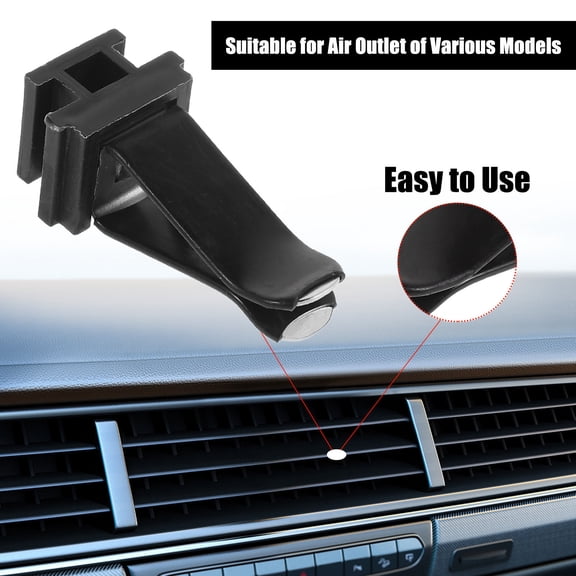 Worgeous 10pcs Square Head Car Air Vent Clips Conditioner Clips Car Outlet Perfume Clips Air Freshener Refills Clip For Car Interior Decor