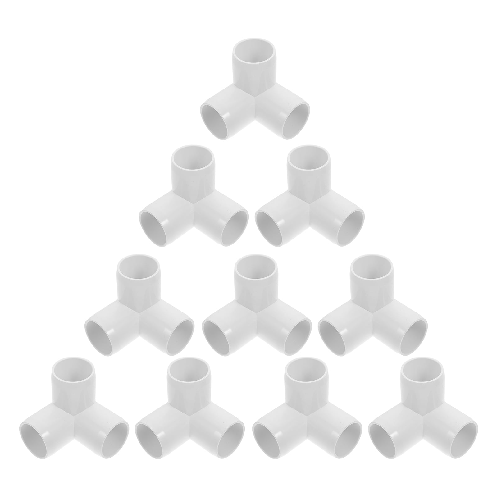 Worgeous 10pcs Tee Pipe Connector Furniture Fittings For Greenhouse ...