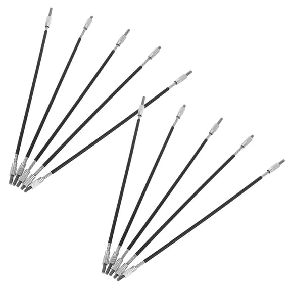 Worgeous 10pcs Viola Tailgut Tail Gut Made Of Metal Viola Tailpiece Non-Slip Wire Tail Cord Replacement Accessories For 4/4-3/4 Viola