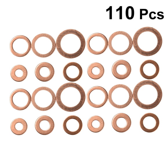 CIMAXIC Oil Plug Gasket Copper 110Pcs