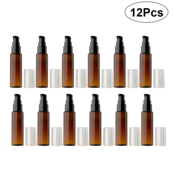 Milisten Packaging Bottles Travel Size Empty Bottles 12Pcs 4.7x1x1in