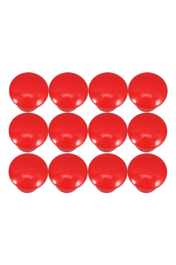 12 Pcs Steel Bar Protective Cap Rebar Safety Caps Post Hard Hat Red