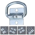 thumbnail image 1 of Worgeous 12pcs D Ring Tie Down Anchor Trailer Anchor Lashing Ring Tie Down Anchor Supply, 1 of 8