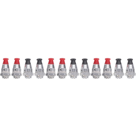 Worgeous 12 Pcs Universal Pressure Cooker Relief Jigger Valve Replacement Pressure Cooker Safety Valve