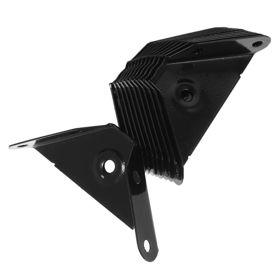Worgeous 12 Pcs Wall Brackets Wall Cabinet Corner Code 9.50X3.70X1.80CM Black