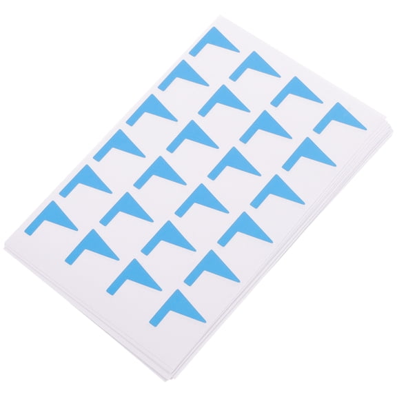 Worgeous 12 Sheets Custom Sticker Outdoor Marking Stickers Office 12.00X8.00X0.01CM Blue
