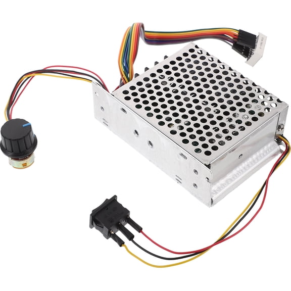 Worgeous 12 V/24V/36V Brushed Electric Controller 11X7.8cm Silver