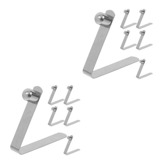 Worgeous 12 pcs  Durable Spring Clips for Telescoping Tubes  Buckle V Shape Snap Clips Boat Spring Kayak Paddle for DIY Locking Tube