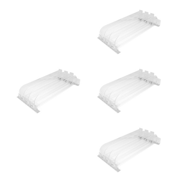 Worgeous 12 pcs Goods Shelf Pushers Convenience Store Drinking Pushers Automatic Cosmetics Display Stand