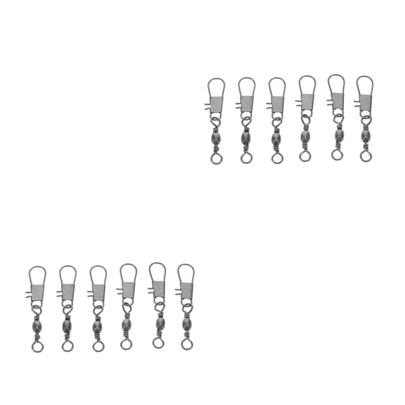 Worgeous 12 pcs Kite Bearing Connection Accessory Metal Hook For Kite Reel Kite Axle Bearing Hook Replacement Connector Hooks For Kite Spool