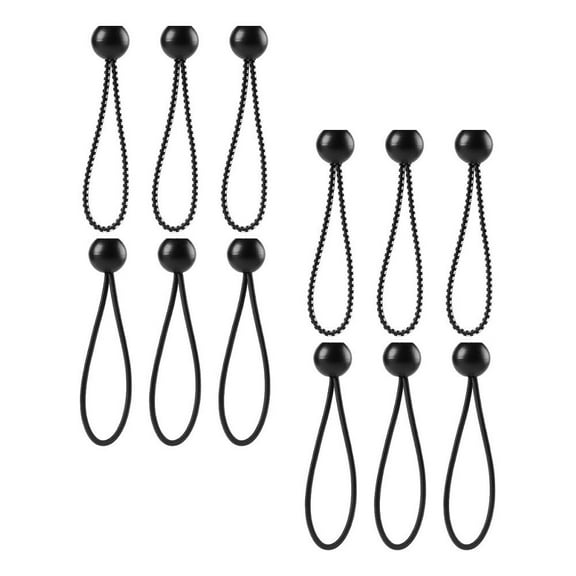 Worgeous 12Pcs Outdoor Tent Clips Set With Nylon Binding Cords For Securing Tents And Sailing Use