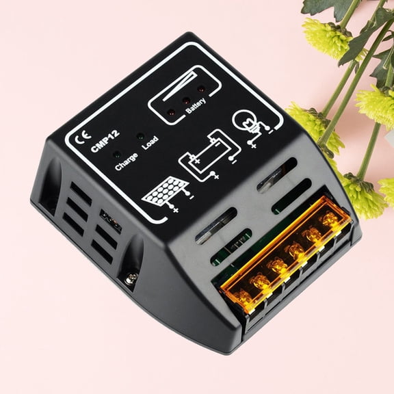 Worgeous 12V 10A Photovoltaic Controller Small Solar System Controller Solar Panel Assembly