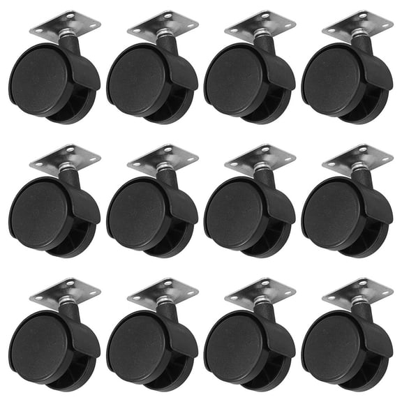 Worgeous 12pcs Furniture Wheel Replacements Caster Replacement Furniture Wheels Cart Wheels