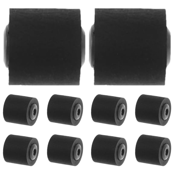 SEWCHICS Pinch Roller Black Plastic 12Pcs For Audio Equipment Maintenance