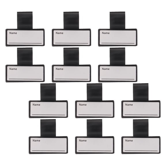 Worgeous 12pcs Stethoscope Name Holders Stethoscope Name Tags Stethoscope Name Clips Stethoscope Id Stethoscope Name Tag Stethoscope Tube Tags