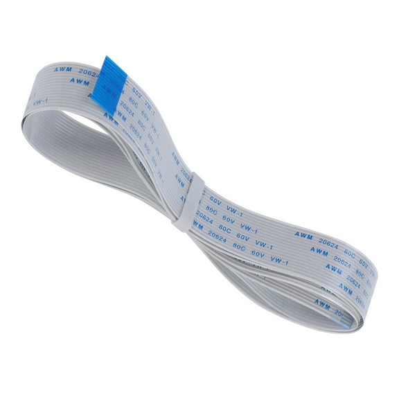 Worgeous 15 Pin 1m Rainbow Flat Flexible Flat Cable Wire for Camera