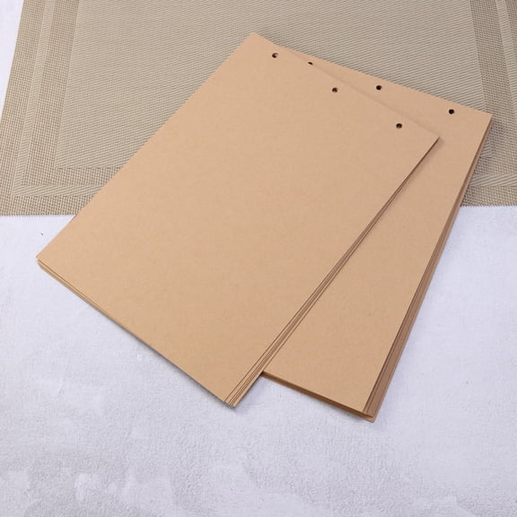 Worgeous 15 Sheets Refill Pages for Photo Album Scrapbook Black Journal