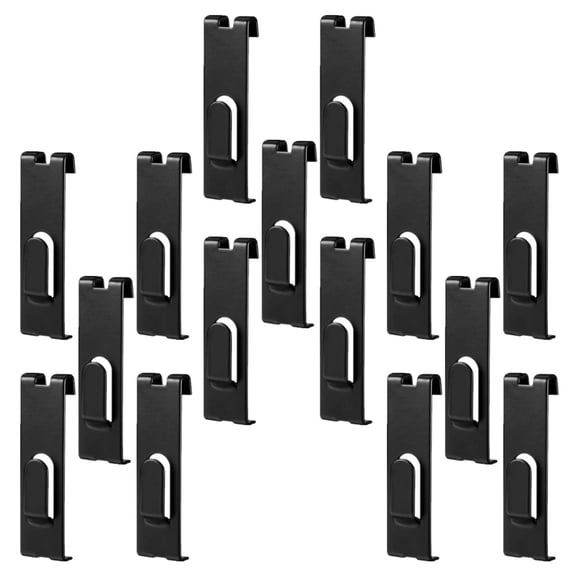 WORGEOUS 15-Piece Commercial Metal Grid Wall Panel Hooks Set for Hanging Tools and Accessories