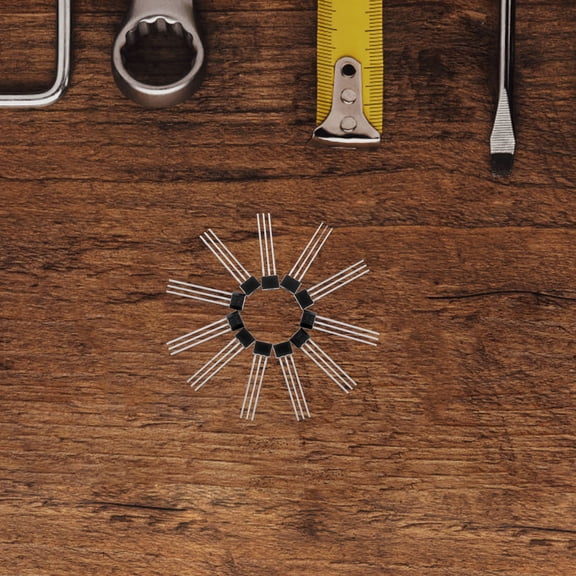 Worgeous 15pcs Hall Effect Sensor Easy Install Replacement Transducer Parts Alloy Device