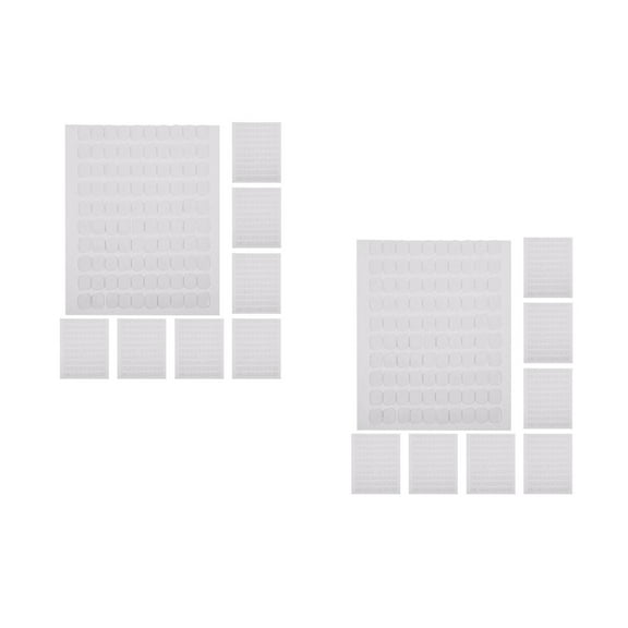 Worgeous 1600 pcs  Double Sided Adhesive Dots Clear And Removable Sticky Dots For Wall Hanging Poster Pictures Balloons Crafts For Home Office