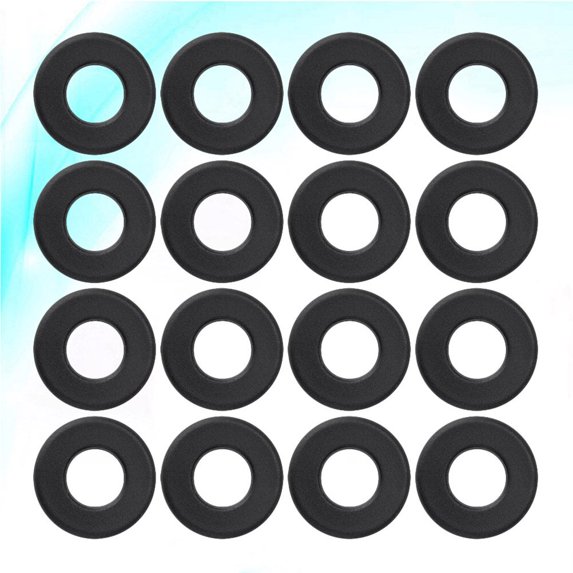 CIMAXIC Foosball Machine Bearings Circular Black PVC 16PCS