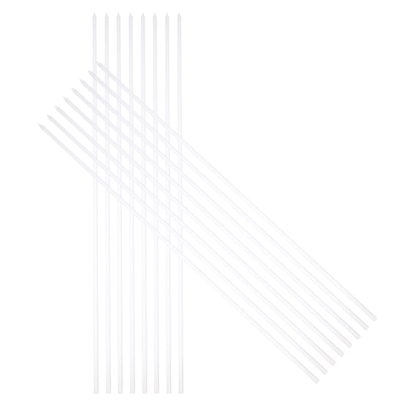 Worgeous Gardening Stakes Plant Stakes Clear Design 16pcs