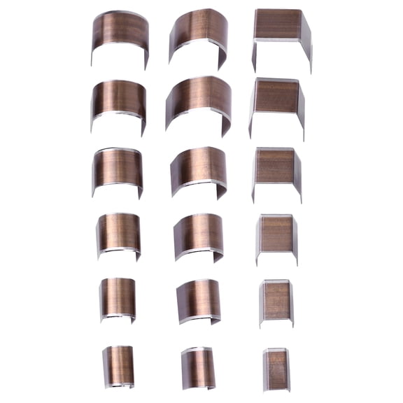 Worgeous 18 Pcs Punch Tools Corner Punch Cutting Tool Puncher 14.5X10CM