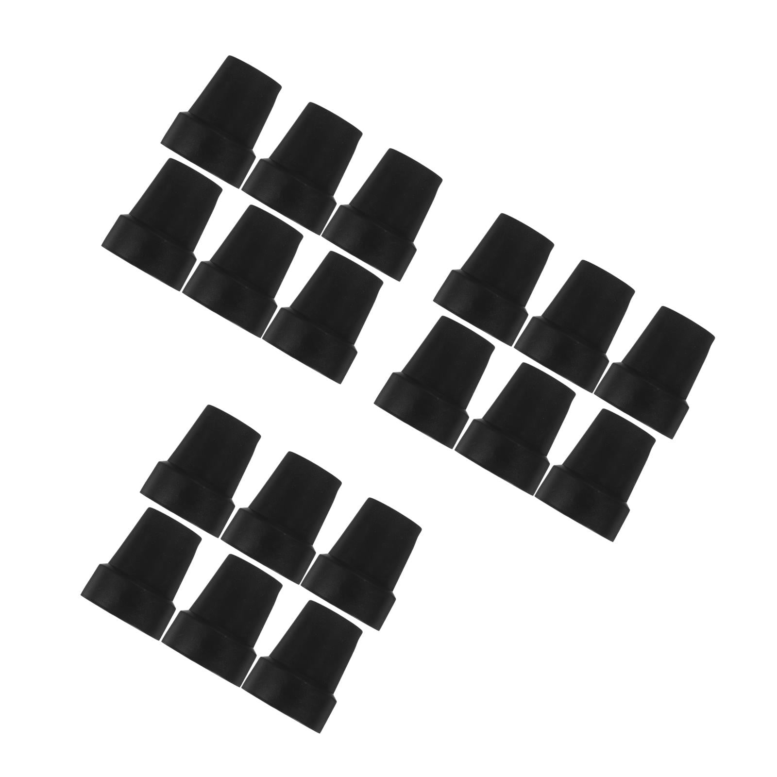Worgeous 18 pcs Cane Tips Self Standing Bases Cane Foot Pads Walking Pole Tips Protector Replacement Walking Sticks Bases Crutches Tips