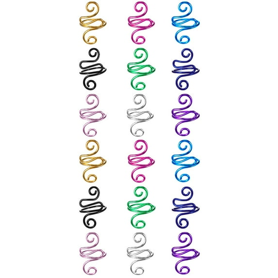 Worgeous 18 pcs Crochet Tension Rings Crochet Finger Loops Open Crochet Rings Crochet Craft Loops Metal Knitting Rings