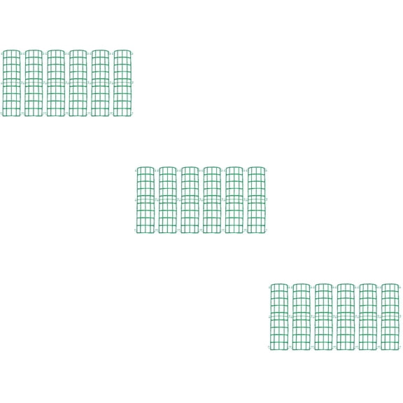 Worgeous 18 pcs  Grid Wall Frame Artificial Flower Arrangement Fences Frame Holder DIY Flower Wall Arches Grid Base for Decoration 43. 5X14CM