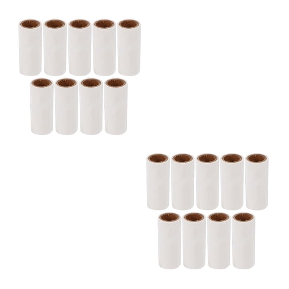 WHAMVOX Raindrops 18 pcs Lint Roller Refills Extra Sticky Total 270 Sheets for Clothing Carpet Dog Cat Hair Removal