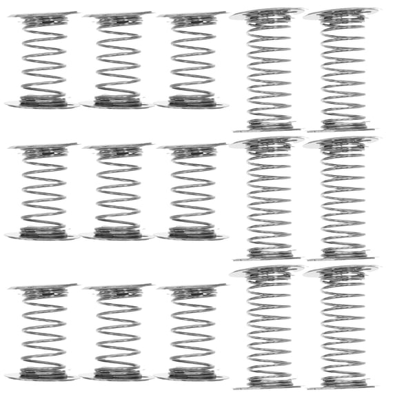 DIY Shake Head Doll Spring Base Dashboard Toy for Car Home Decoration Silver Metal 4cm 3cm