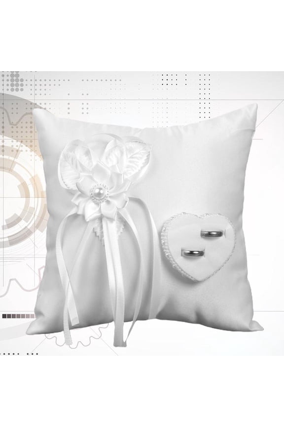 Ring Pillow Polyester 1Pc 7.9x7.9in