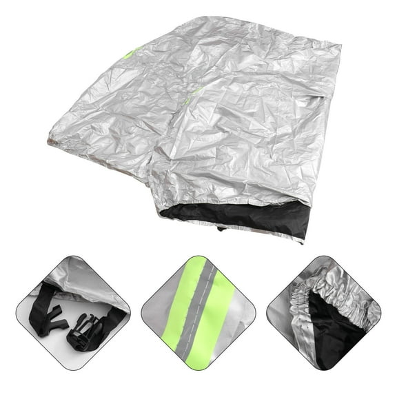 Worgeous 1Pack Bike Rain Cover Waterproof For Outdoor Storage In 104x50in Size Black