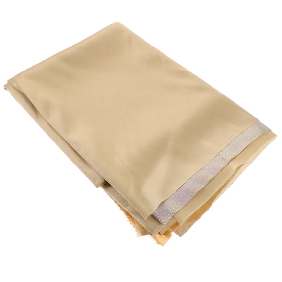 Worgeous 1Pack Birthday Decoration Backdrop Cloth Silver Light .7X59in Polyester Sequins