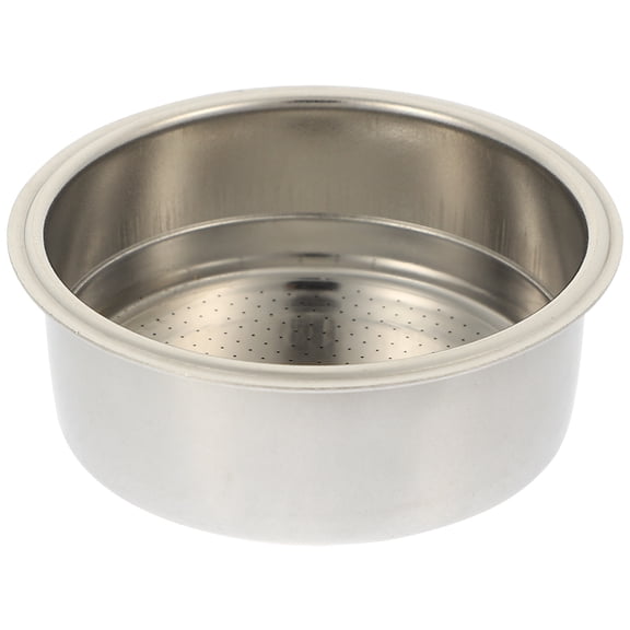 Worgeous Double-Layer Coffee Filter Cup Silver 1Pcs 2.32X2.00X0.98in