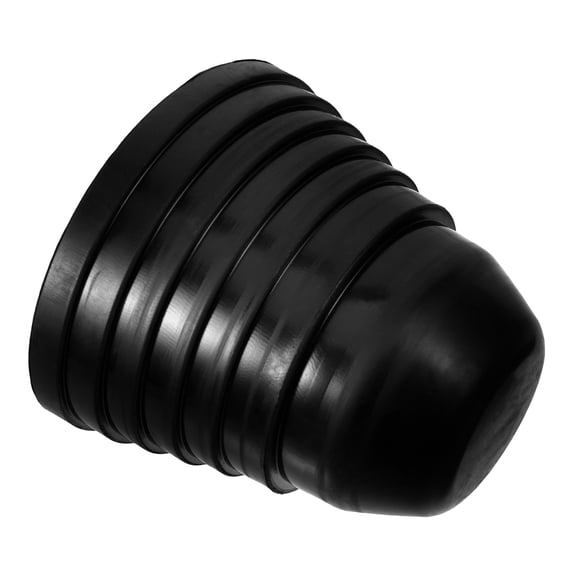 Worgeous Car Headlight Dust Caps Rubber Black 1Pcs