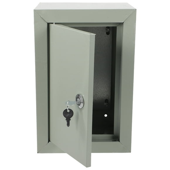 Worgeous 1Pack Light Grey Steel Dustproof Breaker Box Outdoor Breaker .8X7.9X6.3In