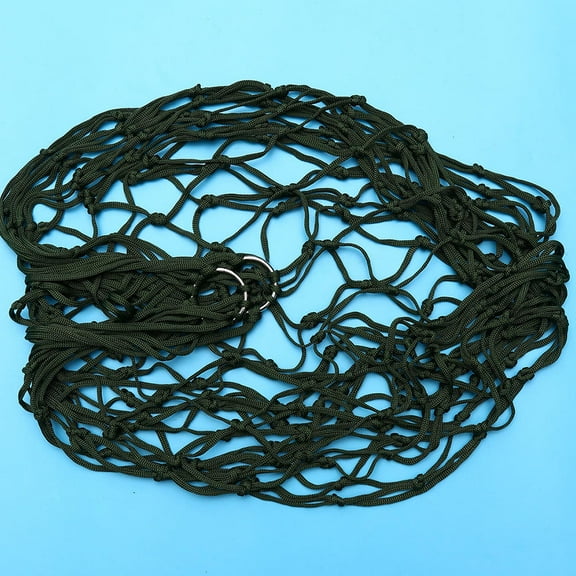 Worgeous Outdoor Mesh Hammock 1-Pack in Army Green, 240x80cm Lightweight Portable for Camping, Sleeping, and Seating Comfort