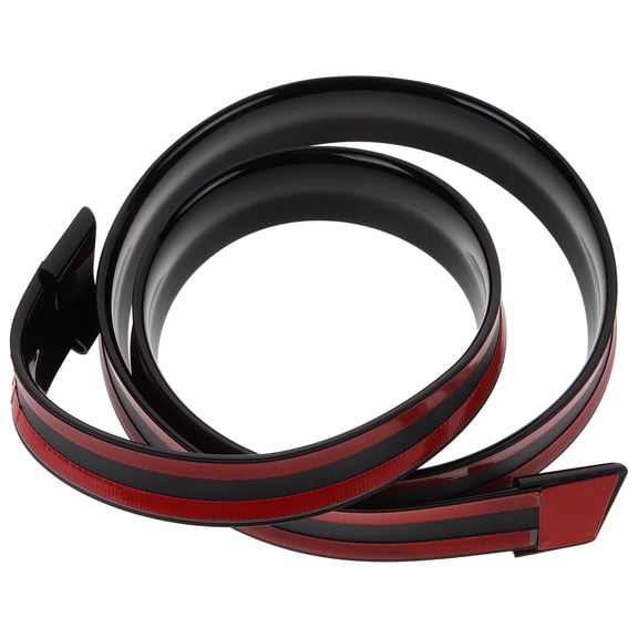 Worgeous 1Pack Sleek Black Car Rear Trunk Spoiler 141.0x1.6x0.4in