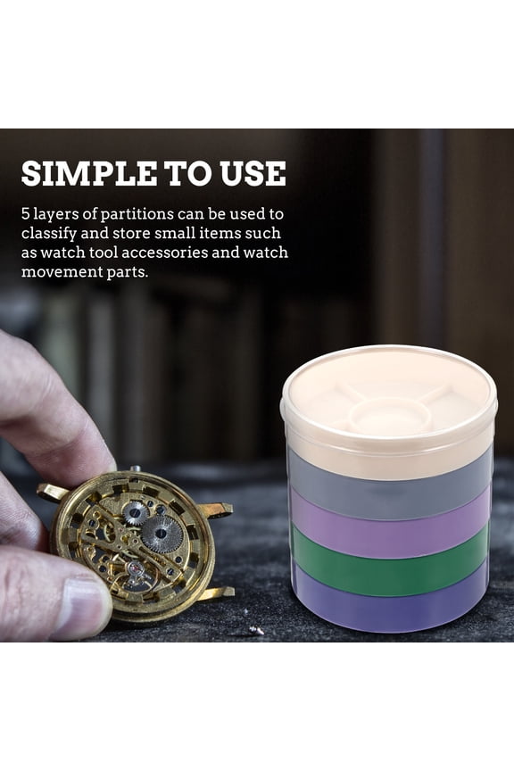 watch tool Watch Repair Tools Plastic 1Pcs Multi-layered Design for Hobbyists in Workshop