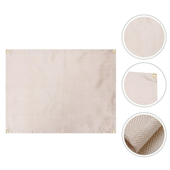 Worgeous 1Pc Fire Blanket Heat Resistant Cloth for Home and Outdoor Use