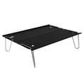 thumbnail image 1 of SEWCHICS Portable Camping Desk Folding Table Stainless Steel 1Pc Lightweight Black, 1 of 8