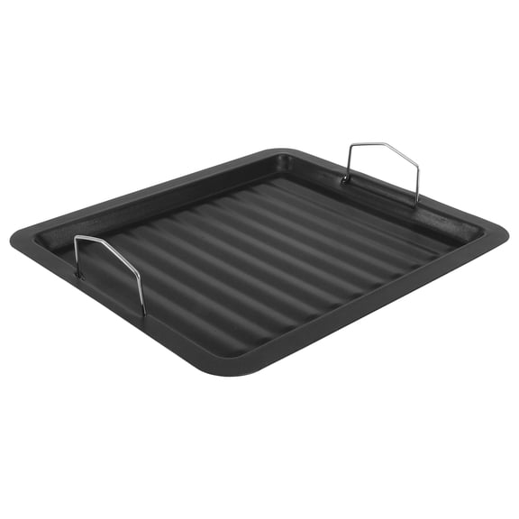 RENACLIPY Nonstick Iron Grill Pan for Indoor and Outdoor Cooking, BBQ, Baking with Even Heat Distribution