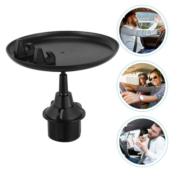 Worgeous 1Pc Practical Car Food Tray Durable Car Food Table Useful  Car Cup Holder