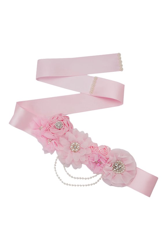 1Pc Rhinestone Wedding Girdle Waist Belt Bridal Dress Accessory