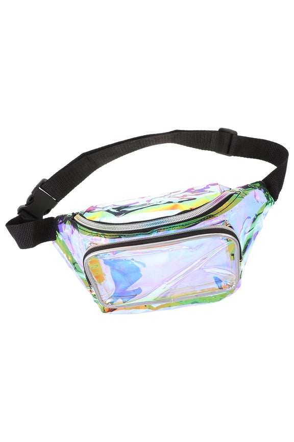 Worgeous 1Pc Simple Beach Bag Multifunctional Phone Bag Transparent Storage Pouch