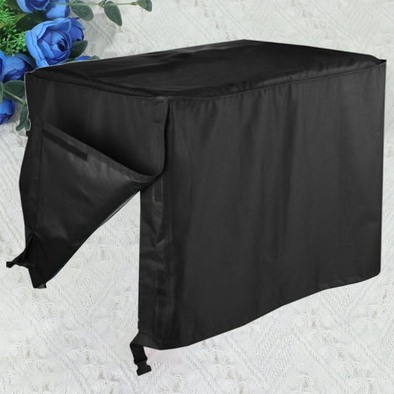 Worgeous 1Pc Waterproof Universal Generator Cover Rectangular Cover for Outdoor Garden Generator Protection Black (96 x 76 x 71 cm / 38 x 30 x 28 inch)